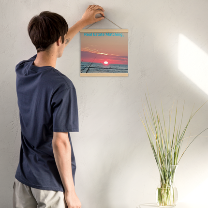 Beutiful Poster with hangers with Real Estate Matching Logo