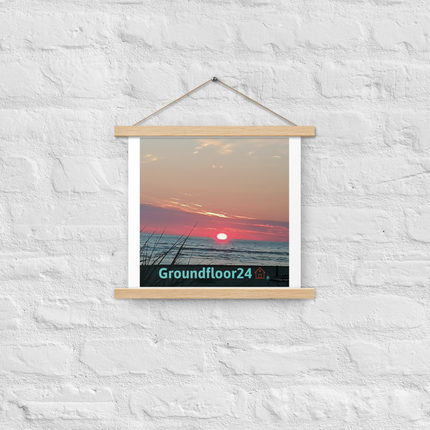 Beutiful Poster with hangers with Groundfloor24 Logo
