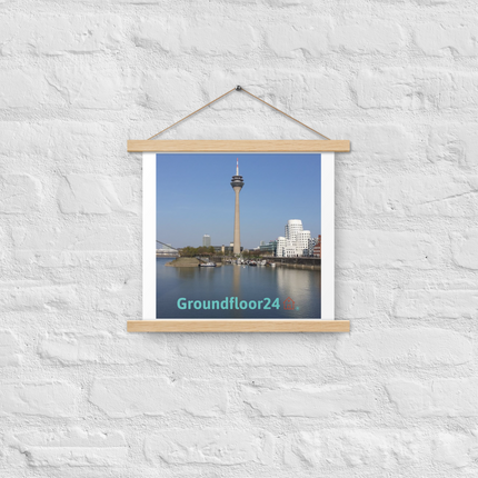 Lovely Sinari Poster with hangers with Groundfloor24 Logo