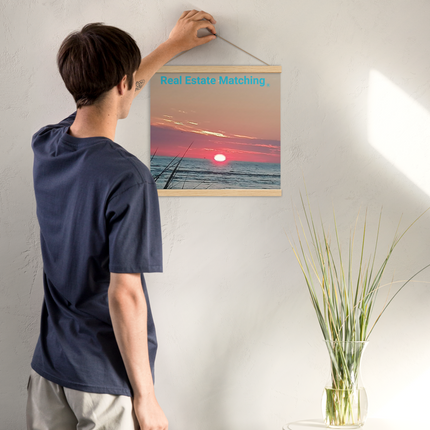 Beutiful Poster with hangers with Real Estate Matching Logo