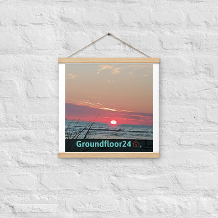 Beutiful Poster with hangers with Groundfloor24 Logo
