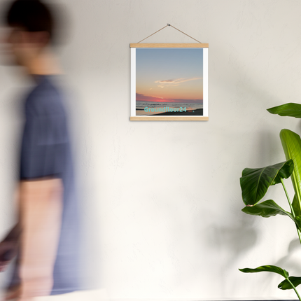 Sunset Sinari Poster with hangers with Groundfloor24 Logo