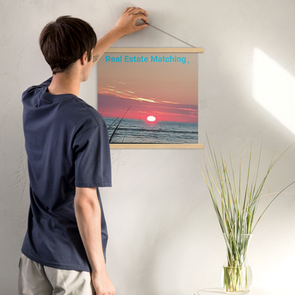 Beutiful Poster with hangers with Real Estate Matching Logo