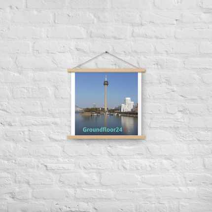 Lovely Sinari Poster with hangers with Groundfloor24 Logo