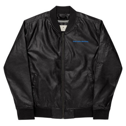 Leather Bomber Jacket