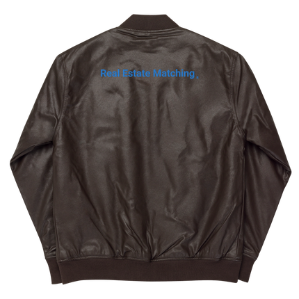 Leather Bomber Jacket