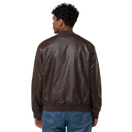 Leather Bomber Jacket Groundfloorview24 with House