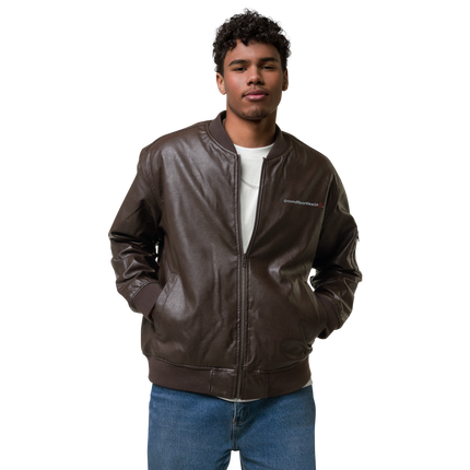 Leather Bomber Jacket Groundfloorview24 with House
