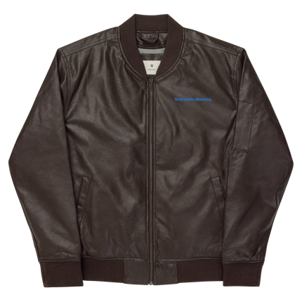 Leather Bomber Jacket