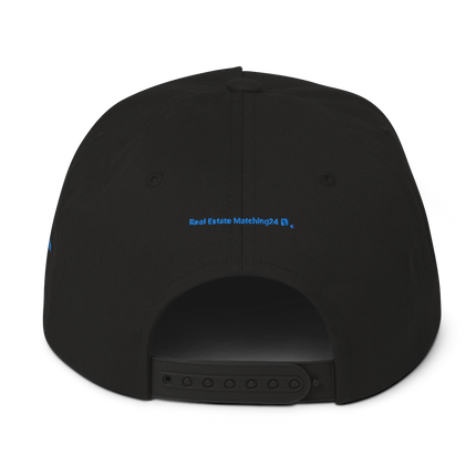 United Kingdom Flat Bill Cap Real Estate Matching24 with 3 Logos.