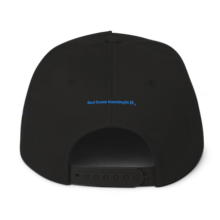 Netherlands Flat Bill Cap Real Estate Matching24 with 3 Logos.