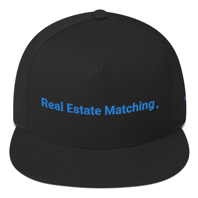 Belarus Flat Bill Cap Real Estate Matching with 3 Logos