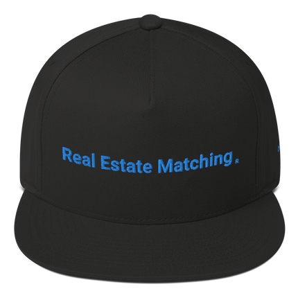 Romania Flat Bill Cap Real Estate Matching with 3 Logos