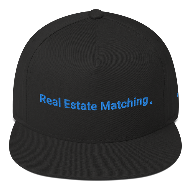 Romania Flat Bill Cap Real Estate Matching with 3 Logos