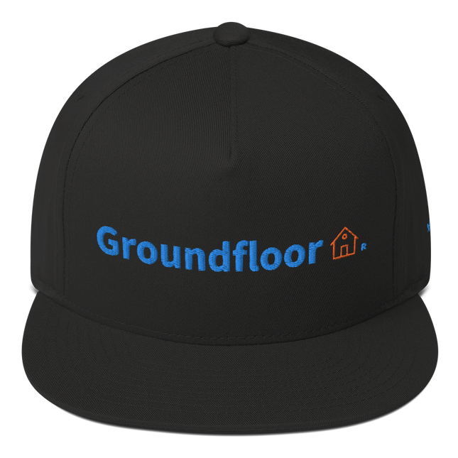 Bulgaria Flat Bill Cap Groundfloor with 3 Logos.