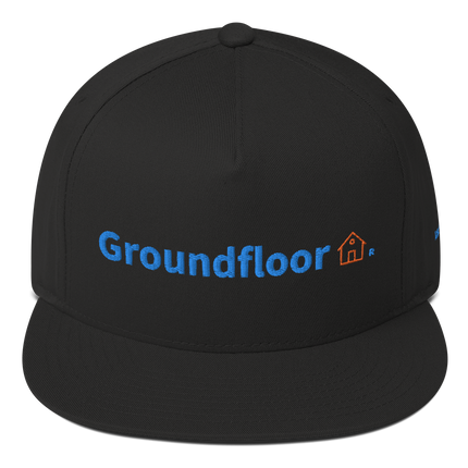 Netherlands Flat Bill Cap Groundfloor with 3 Logos.