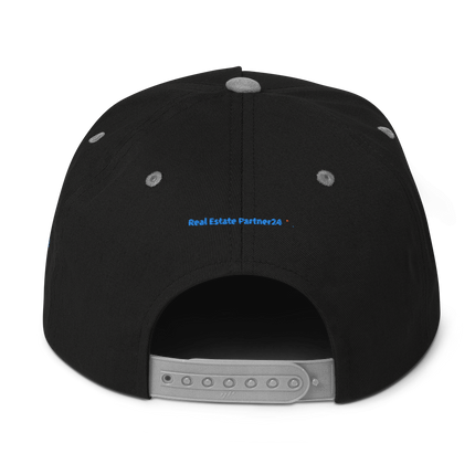 Austria Flat Bill Cap Real Estate Partner24 with 3 Logos.