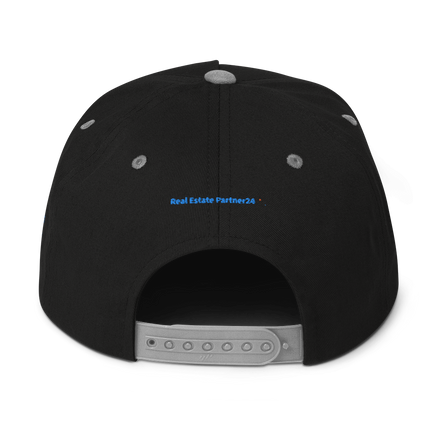 Ireland Flat Bill Cap Real Estate Partner24 with 3 Logos.