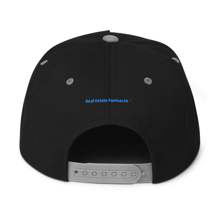 Serbia Flat Bill Cap Real Estate Partner24 with 3 Logos.