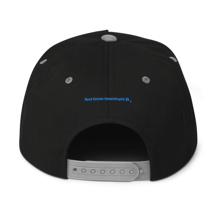 Slovenia Flat Bill Cap Real Estate Matching24 with 3 Logos.