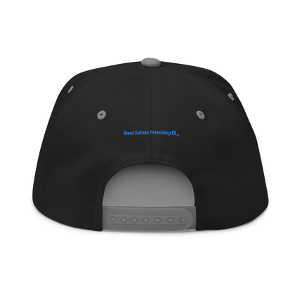 Ireland Flat Bill Cap Real Estate Matching with 3 Logos.