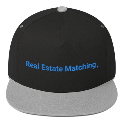 Slovakia Flat Bill Cap Real Estate Matching with 3 Logos