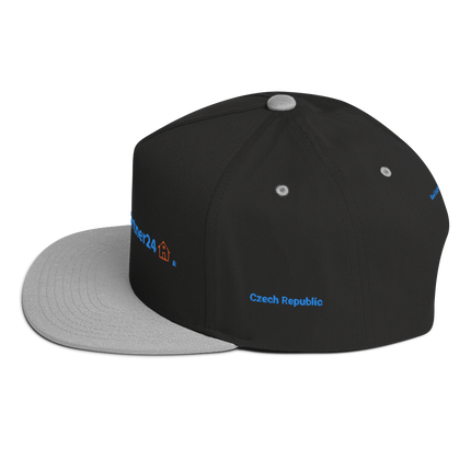 Czech Republic Flat Bill Cap Real Estate Partner24 with 3 Logos.