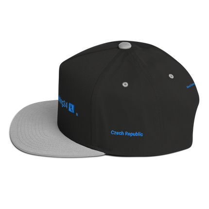 Czech Republic Flat Bill Cap Real Estate Matching24 with 3 Logos.