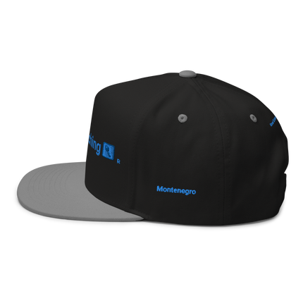 Montenegro Flat Bill Cap Real Estate Matching with 3 Logos.