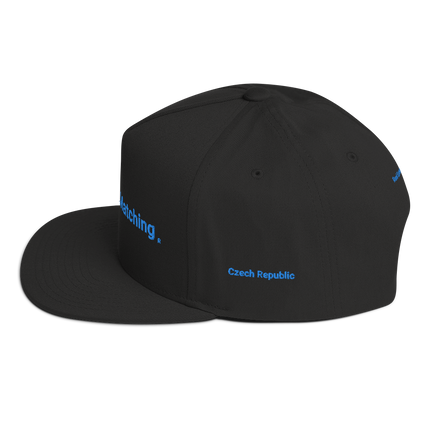 Czech Republic Flat Bill Cap Real Estate Matching with 3 Logos