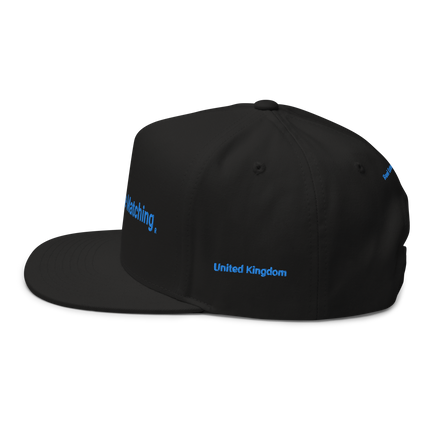 United Kingdom Flat Bill Cap Real Estate Matching with 3 Logos