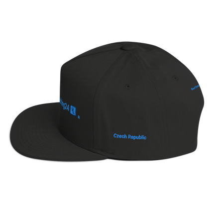 Czech Republic Flat Bill Cap Real Estate Matching24 with 3 Logos.