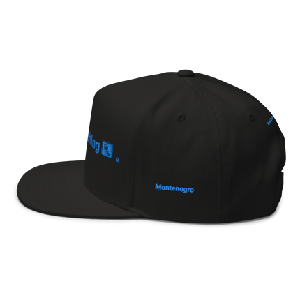 Montenegro Flat Bill Cap Real Estate Matching with 3 Logos.