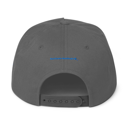 France Flat Bill Cap Real Estate Matching24 with 3 Logos.