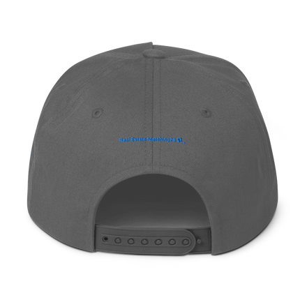 Finland Flat Bill Cap Real Estate Matching24 with 3 Logos.