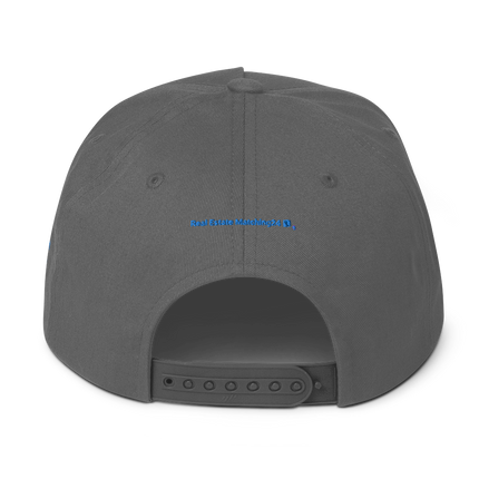 Denmark Flat Bill Cap Real Estate Matching24 with 3 Logos.