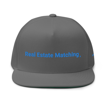 Luxembourg Flat Bill Cap Real Estate Matching with 3 Logos