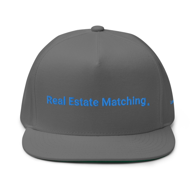 Luxembourg Flat Bill Cap Real Estate Matching with 3 Logos
