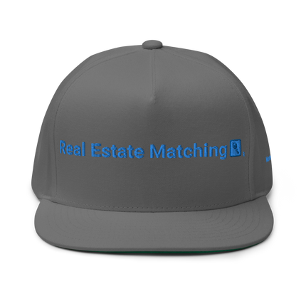 Montenegro Flat Bill Cap Real Estate Matching with 3 Logos.