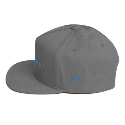 Hungary Flat Bill Cap Real Estate Partner24 with 3 Logos.