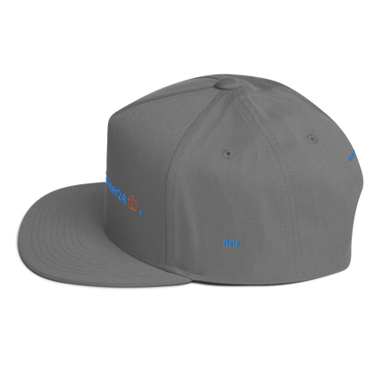 Italy Flat Bill Cap Real Estate Partner24 with 3 Logos.