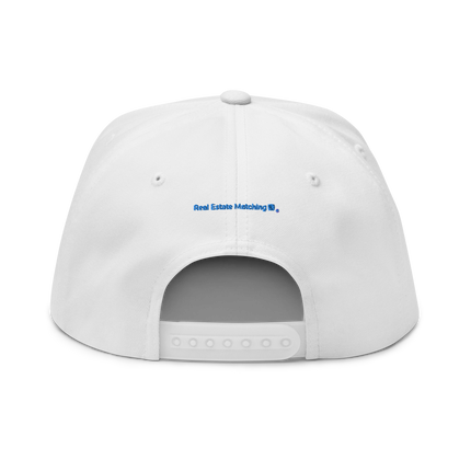 Bosnia and Herzegovina Flat Bill Cap Real Estate Matching with 3 Logos.