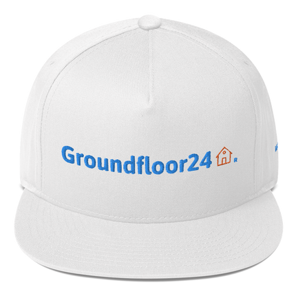 Netherlands Flat Bill Cap Groundfloor24 with 3 Logos.