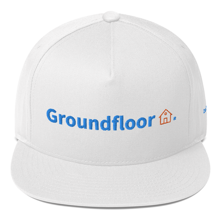 Czech Republic Flat Bill Cap Groundfloor with 3 Logos.