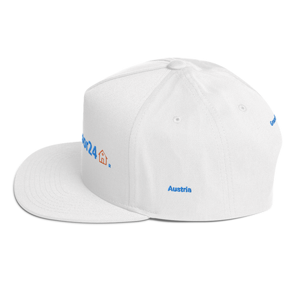 Austria Flat Bill Cap Groundfloor24 with 3 Logos.