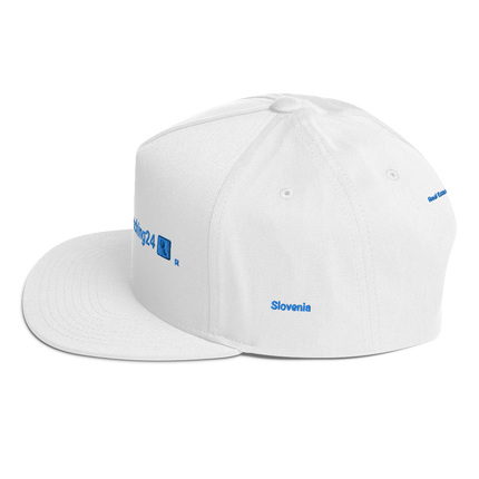 Slovenia Flat Bill Cap Real Estate Matching24 with 3 Logos.