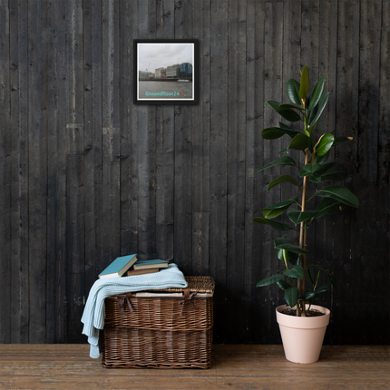 Beautiful Place Framed canvas with Groundfloor24 Logo