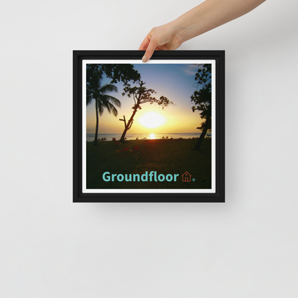 Beautiful Sea View Framed canvas with Groundfloor with House Logo