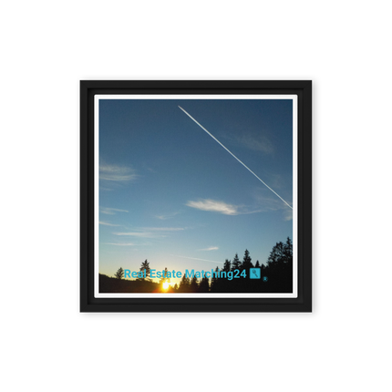 Attractive Sinari Framed canvas with realestatematching24 with key Logo