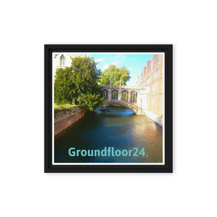 Beautiful Canel Framed canvas with Groundfloor24 without House Logo